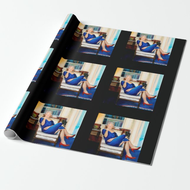 You Go Girl Wrapping Paper (Unrolled)