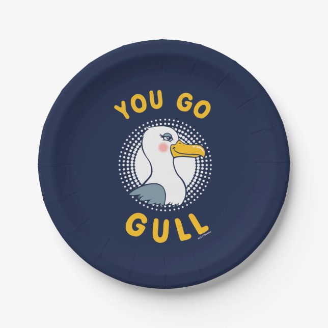 You Go Gull Paper Plates (Front)