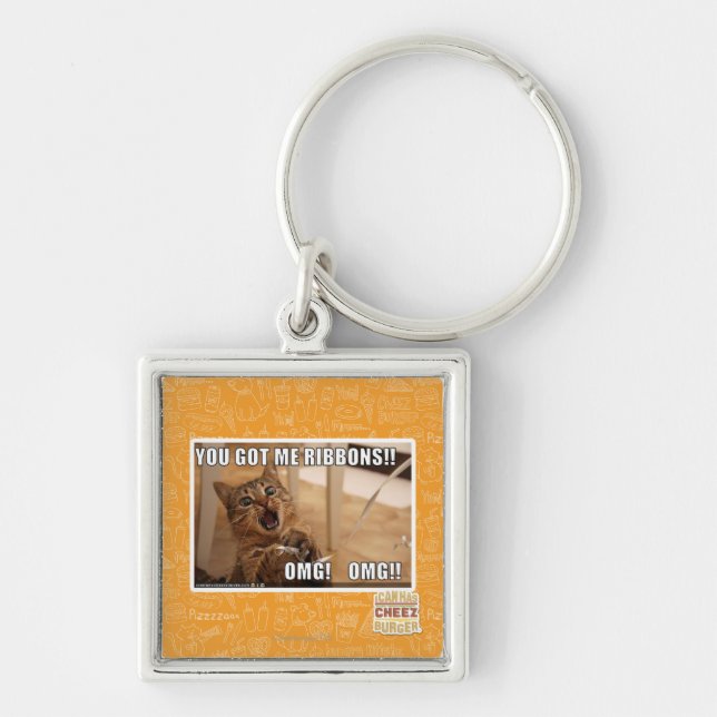 You got me ribbons!! keychain (Front)