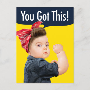 You Got This Baby Invitation Postcard