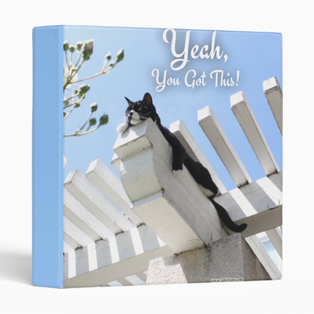 You Got This Cat Motivational Photo Saying Binder (Front/Spine)