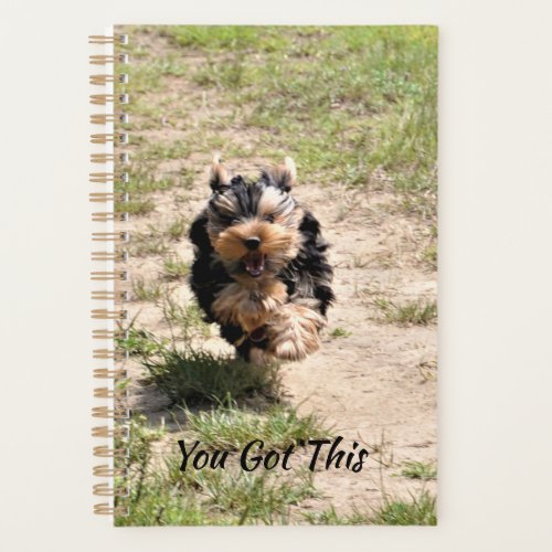 You Got This Cute Yorkie Running Planner