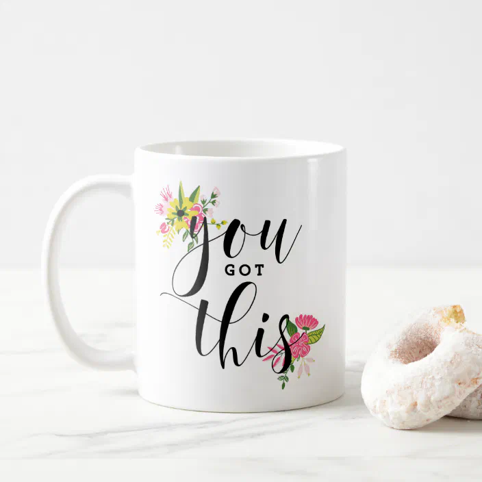 TESSA Coffee Mug Cup featuring the name in photos of sign letters 