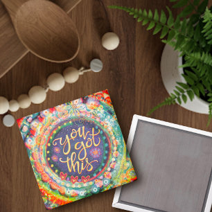 You Got This Fun Colorful Pretty Inspirivity Magnet