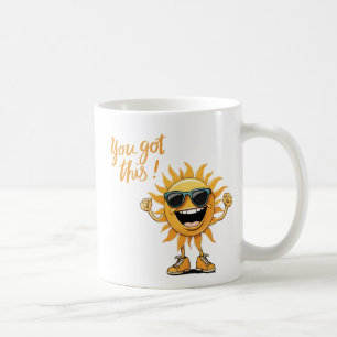 You Got This-Funny-Smiling Sun with Sunglasses Coffee Mug