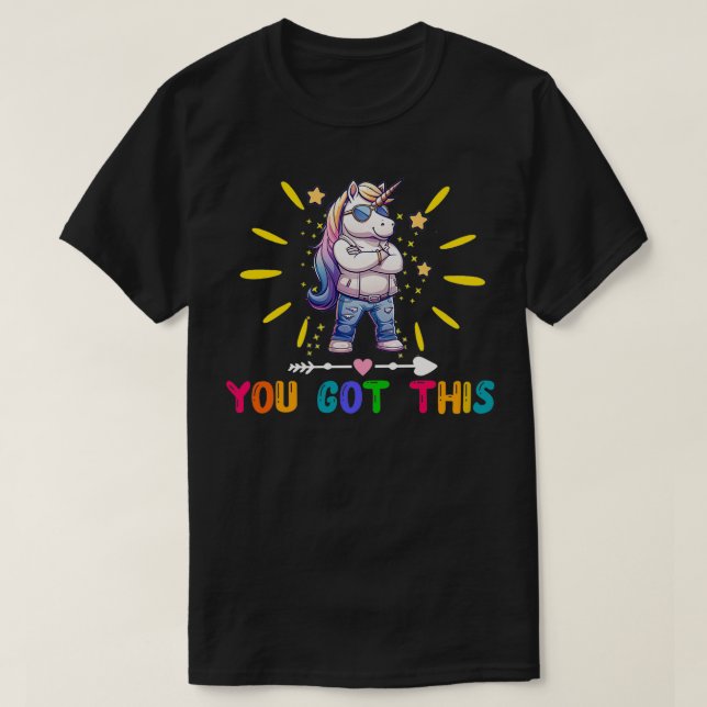 You Got This Funny Teacher Student Testing Day Coo T-Shirt (Design Front)