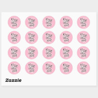 You got this girl pink inspirational stickers