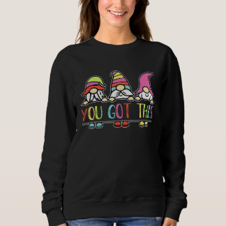 You Got This Gnomes Teacher Student Testing Day 2 Sweatshirt