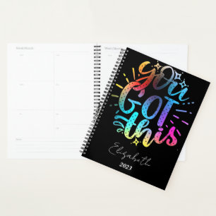 You Got this inspirational personalized, year Planner