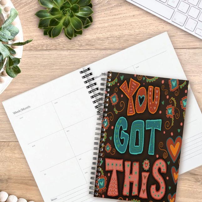 You Got This Inspirational Pretty Colorful Folk Planner (Creator Uploaded)