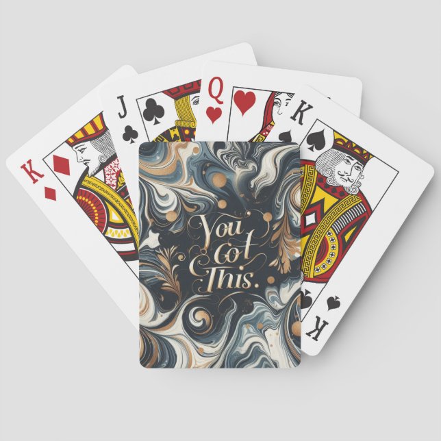 You Got This - Luxury Motivational  Poker Cards (Back)