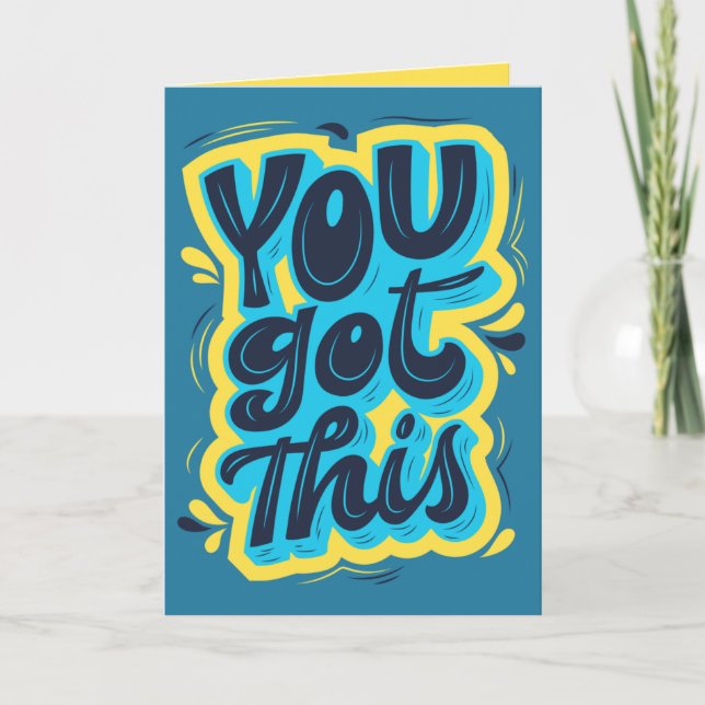 You Got This Motivational Card (Front)