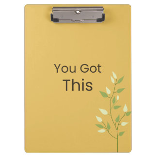 You Got This Motivational Clipboard