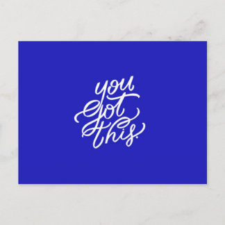 YOU GOT THIS MOTIVATIONAL QUOTES ENCOURAGEMENT MOT POSTCARD