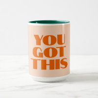 You got This Pink Red Calligraphy Mug