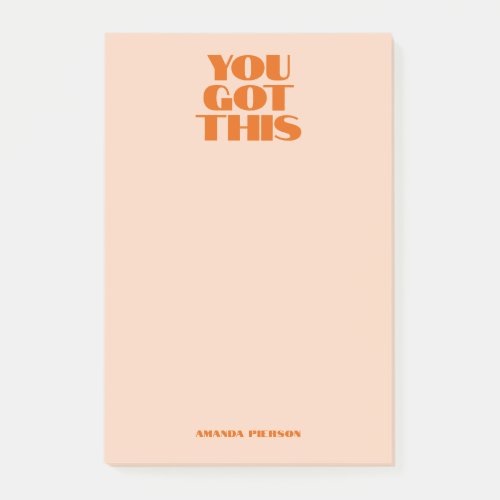 You got This Pink Red Calligraphy  Notebook Post_i Post_it Notes