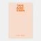 You got This Pink Red Calligraphy  Notebook