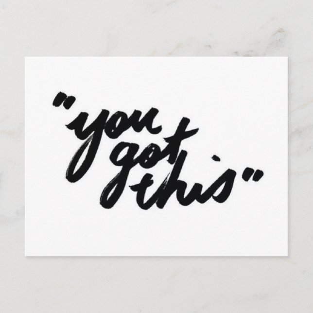 You Got This Postcard (Front)