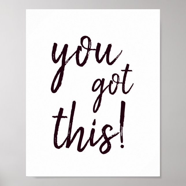 You got this! poster (Front)