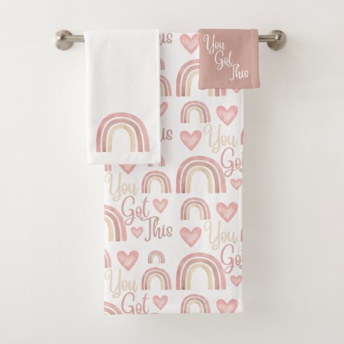 You Got This Rainbow Towel Set