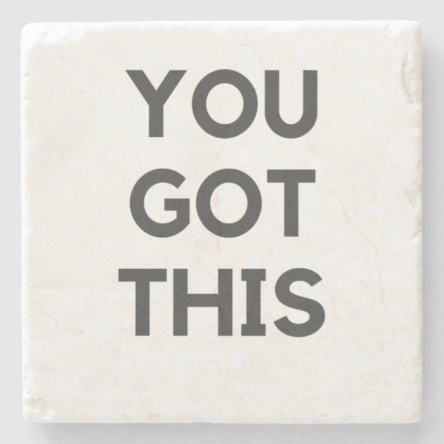 you got this stone coaster (Front)