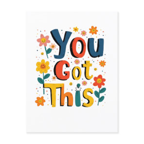 You Got This Teacher Exam Test Day Score Testing Holiday Postcard
