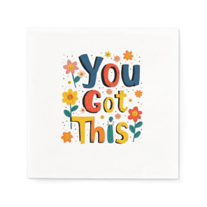 You Got This Teacher Exam Test Day Score Testing Napkins