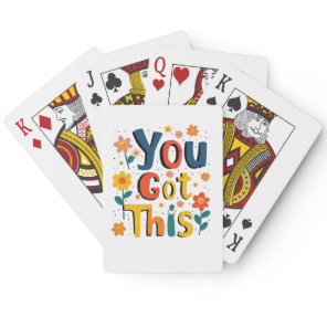 You Got This Teacher Exam Test Day Score Testing Poker Cards