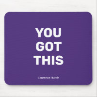 You Got This Violet Purple Minimalist | Your Name