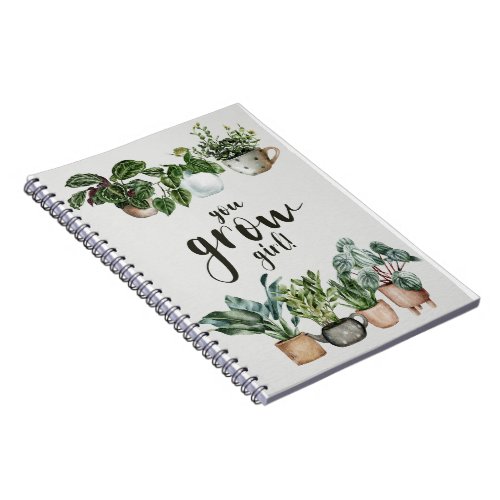 You Grow Girl _ House Plant Lovers Notebook