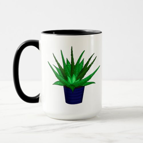 You Had Me At Aloe  Funny Plant Pun Mug