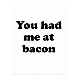 Funny Bacon Sayings Postcards | Zazzle