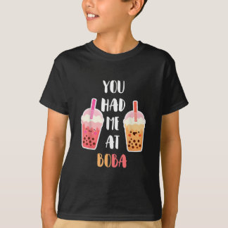 You Had Me At Boba  Kawaii Bubble Tea T-Shirt