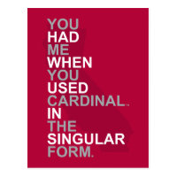 You Had Me At Cardinal Postcard