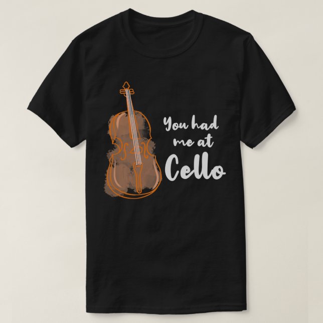 You Had Me At Cello Pullover  (Design Front)