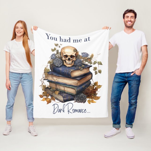 You had me at Dark Romance Fleece Blanket (In Situ)