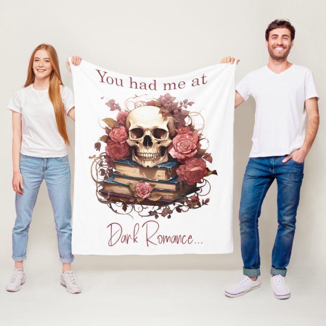 You had me at Dark Romance Fleece Blanket (In Situ)