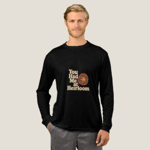 You Had Me at Heirloom Retro Tomato Garden Design Tri-Blend Shirt