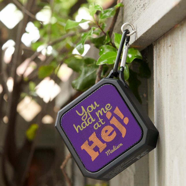 You Had Me at HEJ! custom name Bluetooth Speaker (Inisitu)
