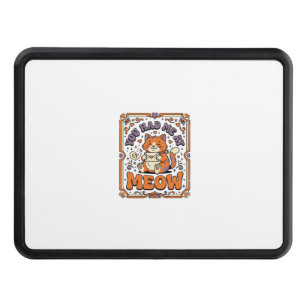 You Had Me At Meow Cat Valentine Love Vintage Vect Hitch Cover