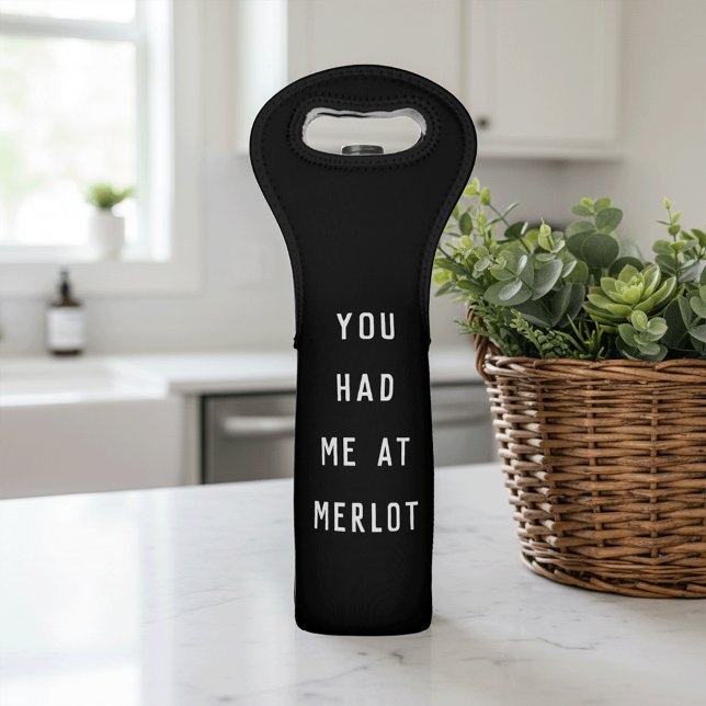 You Had Me At Merlot Wine Bag (Creator Uploaded)