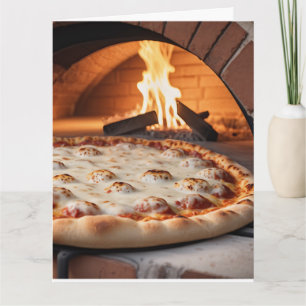 YOU HAD ME AT PIZZA ROMANRIC GREETING CARD