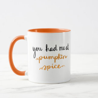 You had me at pumpkin spice mug