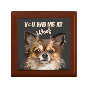 You Had Me At Woof Pomeranian Dog Lovers Gift Box
