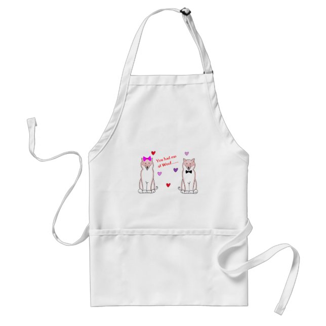 You Had Me At Woof Shiba Inu Adult Apron (Front)