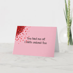 You Had Me Funny Valentine's day Customize Card