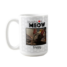 You Had My Heart At MEOW Custom Name Photo Cat