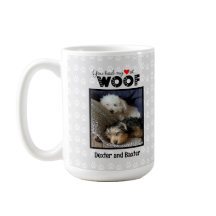 You Had My Heart At Woof Custom Name Photo Dog