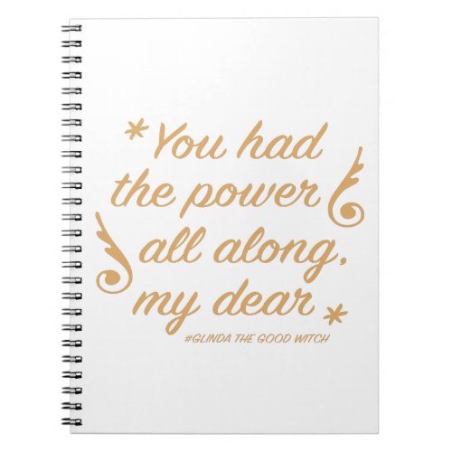 you had the power all along my dear notebook