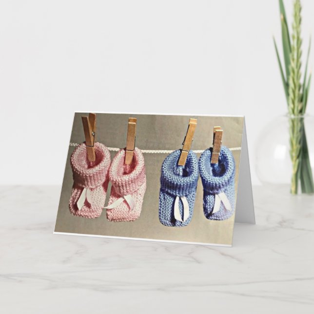 ***YOU HAD TWINS*** CONGRATS TO YOU BOTH CARD (Front)